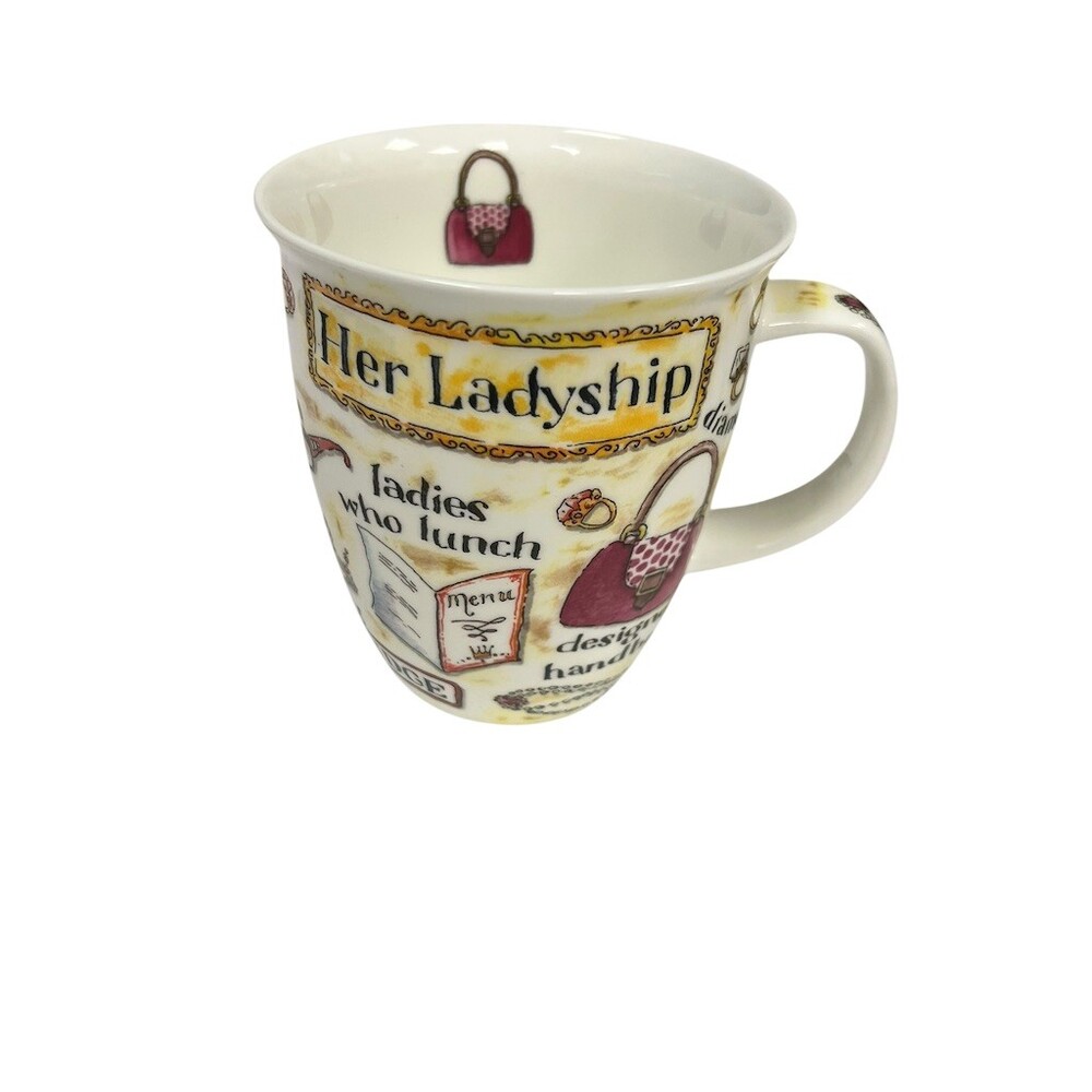Dunoon Her Ladyship Mug Multicolor British Humor Fashion Fine Bone China